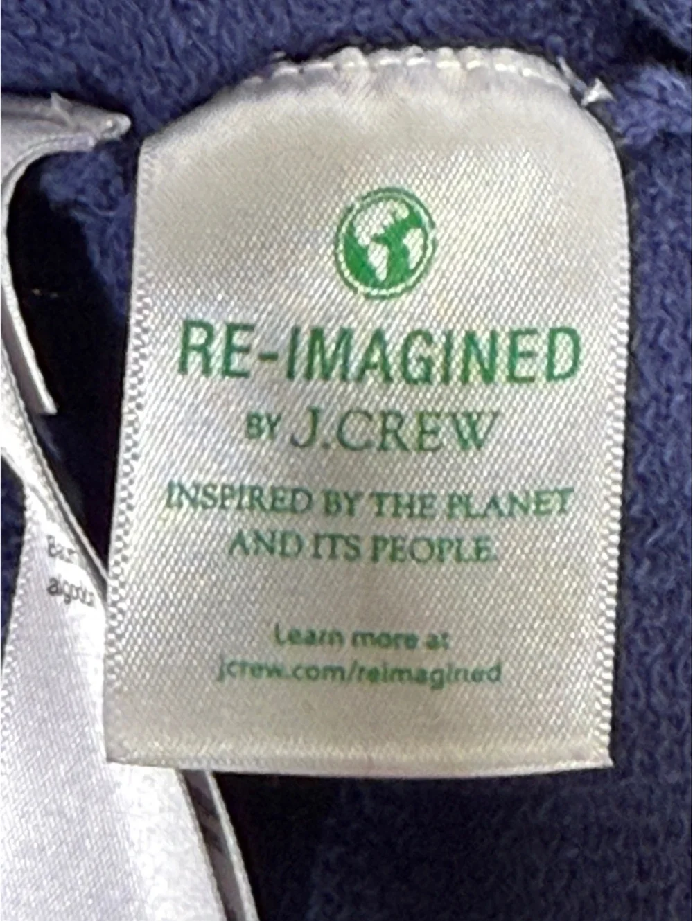 J.Crew Vintage Fleece Navy Blue Cotton Sweatpants Medium